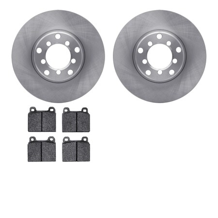 Dynamic Friction Company Front Brake Rotors with 5000 Advanced Brake Pads 6502-63129